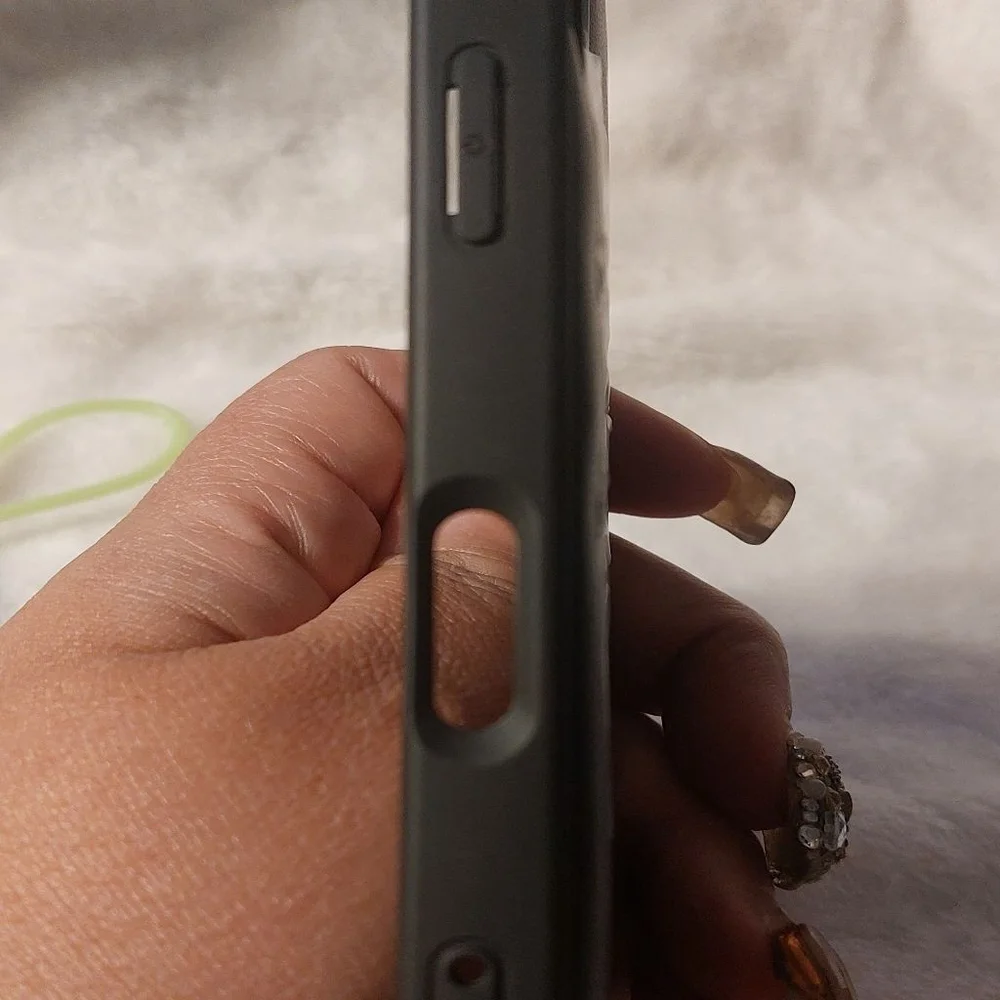 Celine Black Triomphe Phone Case. I don't know what phone this fit , not mine!
